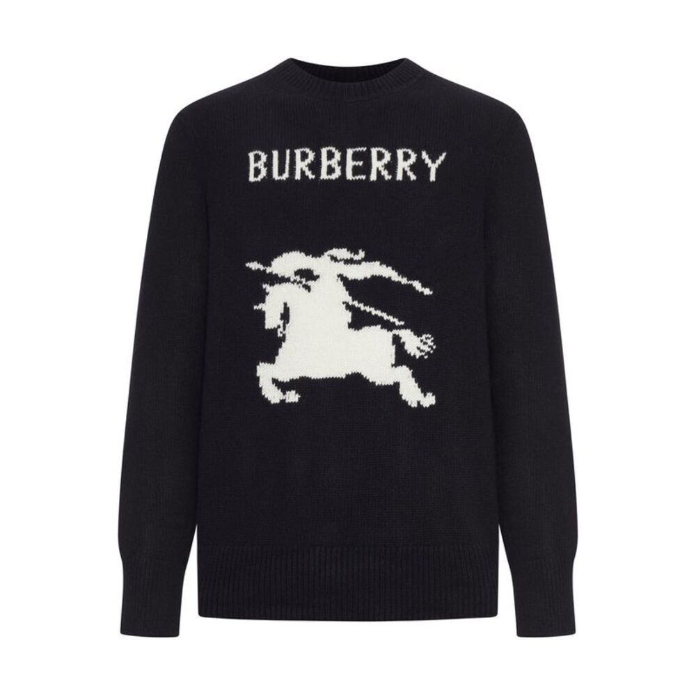 Burberry Men Wool And Cashmere Pullover With Ekd